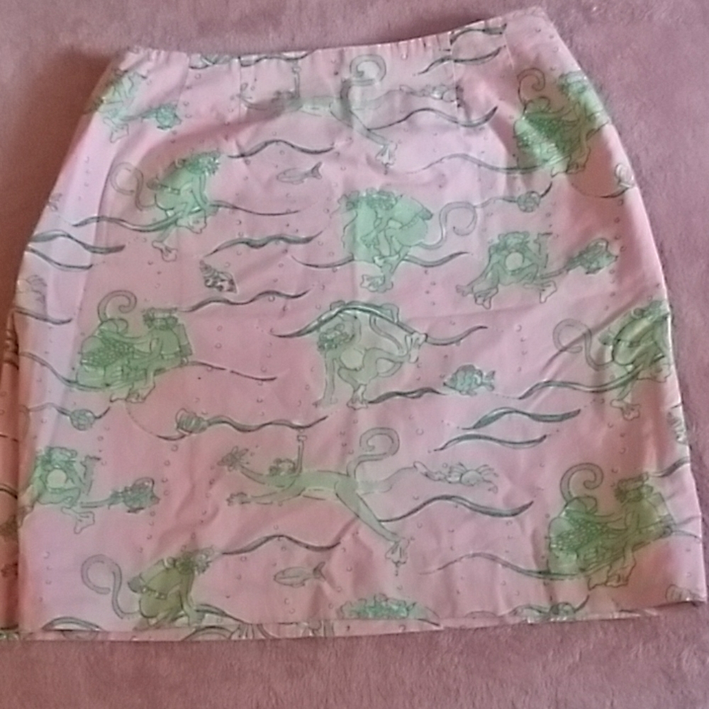 Pink skirt
